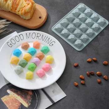 

20 Holes Cavities Gummy Ice Cube Cake Mould Silicone Chocolate Pudding Baking Candy Cookies Mold