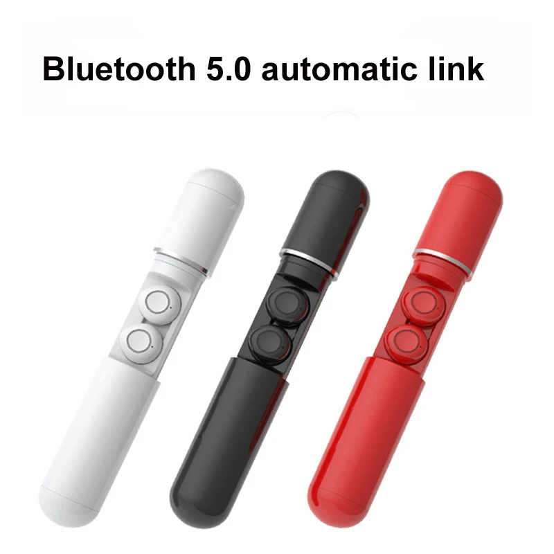 new s10 Pop-ups Bluetooth earphone TWS Wireless smart headset for phone and sports 2019