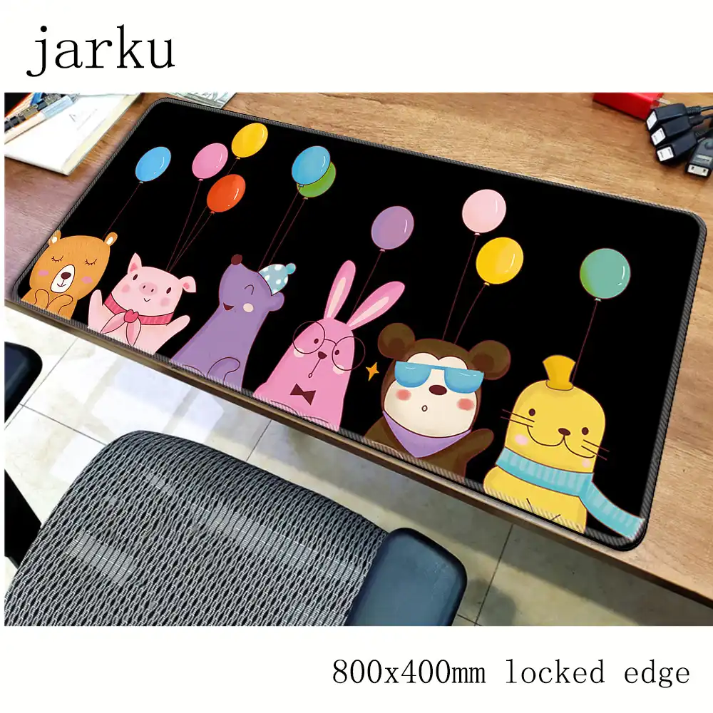 Big Non-Slip Mousepad for Gaming /& Keyboard Cartoon Mouse Pad Rabbit Mouse Pad Cute Desk Pad Large desk mat, Gaming Mouse Pad