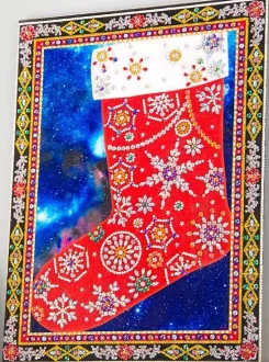 LN128 30X40 5D светодиодный свет алмазная живопись зимняя Алмазная вышивка с пейзажем распродажа полная круглая мозаика из буровых алмазов 30x40 см с рамкой - Цвет: LN128 30X40