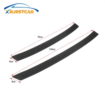 

Car Styling Black Rubber Rear Guard Bumper Protector Trim Cover Sticker for CITROEN SEDAN DS3 DS5 DS6 C3 C4 C5 C6 C8