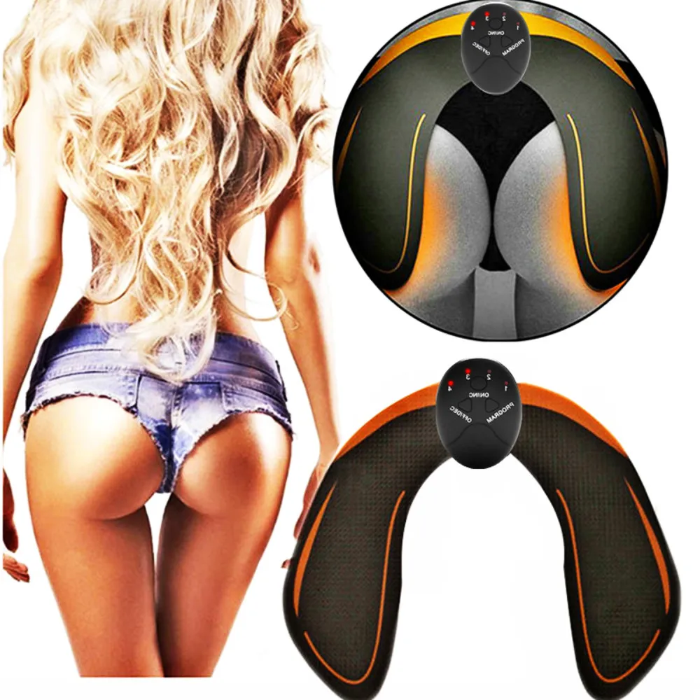 EMS Wireless Smart Muscle Stimulator Abdominal Trainer Hip Trainer Buttocks Butt Lifting Slimming M