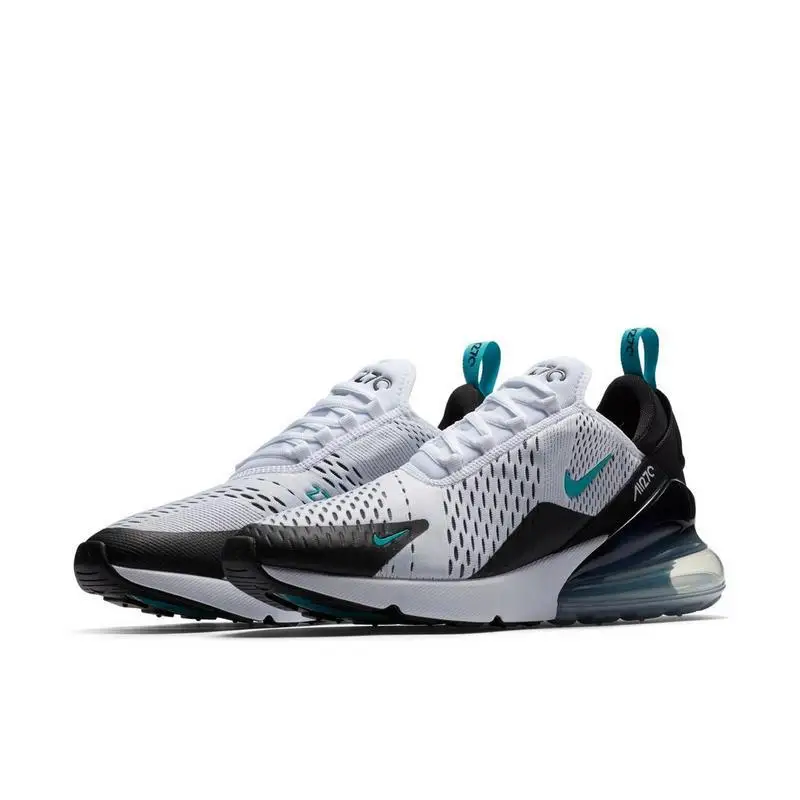 Оригинальные подлинные мужские кроссовки для бега от Nike Air Max 270, дышащие, противоударные, Нескользящие, AH8050