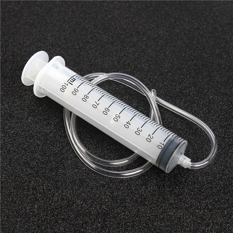 100ML Measuring Syringe 100ml Plastic With 80cm Clear Tube For Nutrient Motoring Applications | Обустройство дома