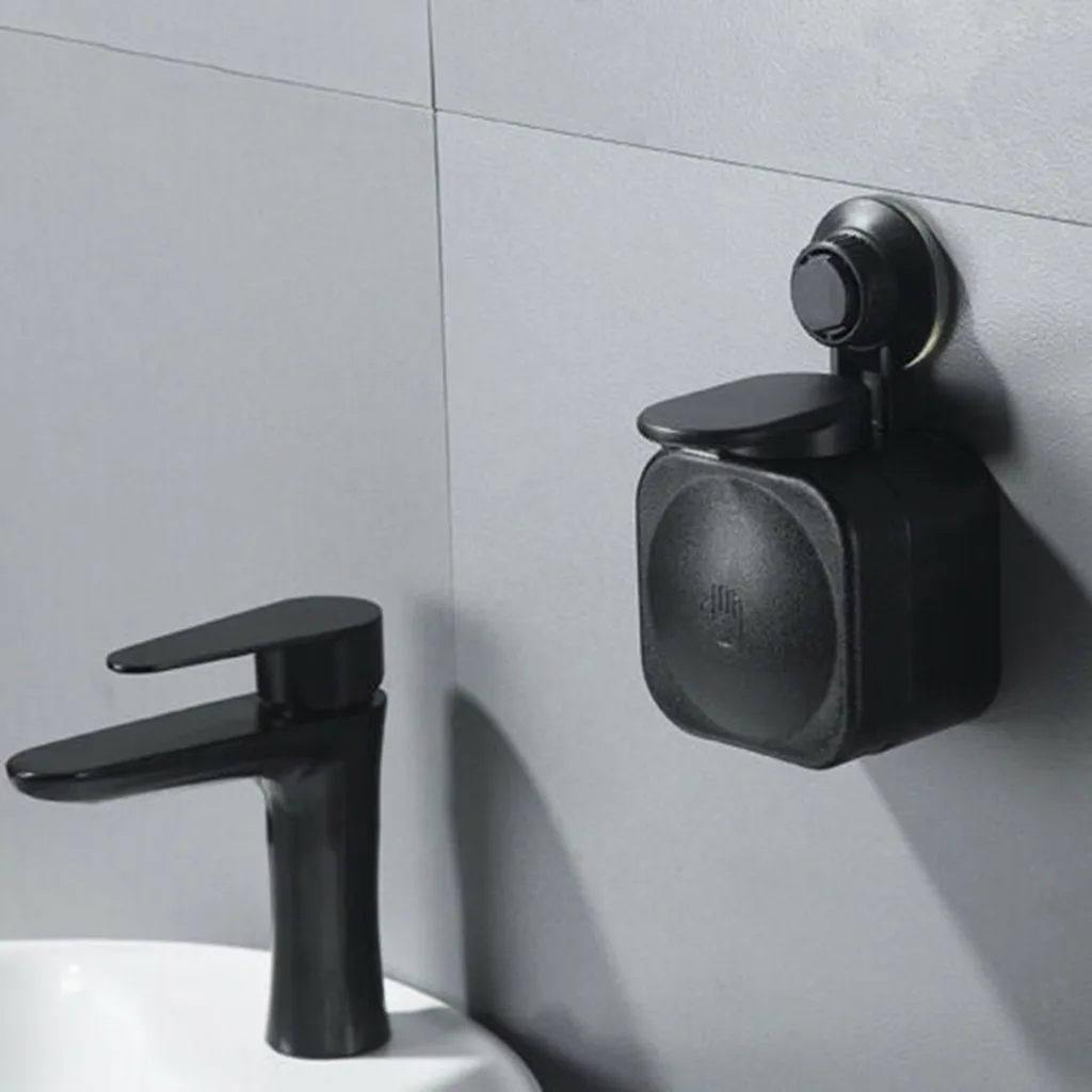 Настенный диспенсер для мыла, водонепроницаемый мыльница на присоске для ванной, кухни, ручной пластиковый держатель для мыла, дистрибьютор De Savon