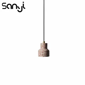 

Terrazzo Chandelier Pendant Ceiling Lamps for Bedroom/Corridor Pending Lighting Hanging Light Warm White Ceiling Light
