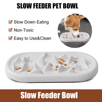

Pet Dog Feeding Mat Cat Food Cat Bowl Pet Fun Interactive non-slip Slow Feeder Dog Cat Bowl