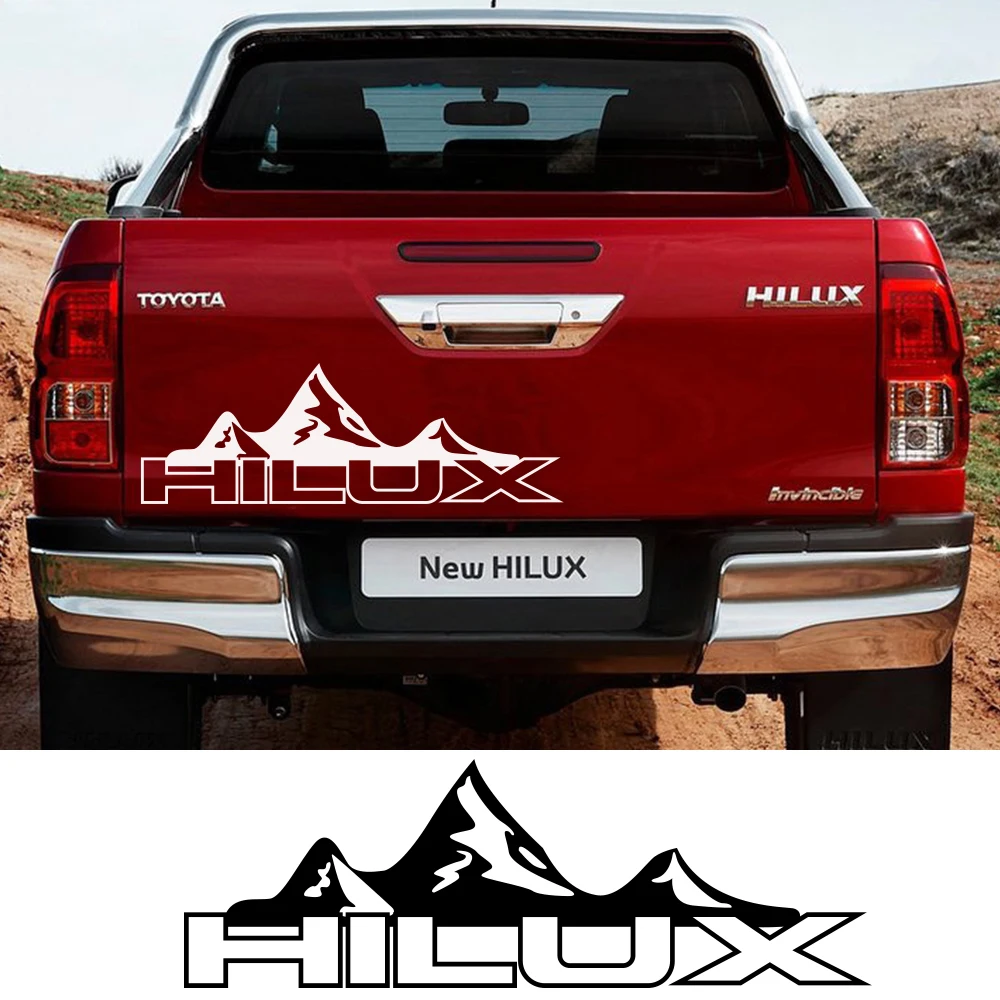 Автомобильные дверные наклейки для Toyota Hilux Revo Vigo Автомобильная задняя багажная