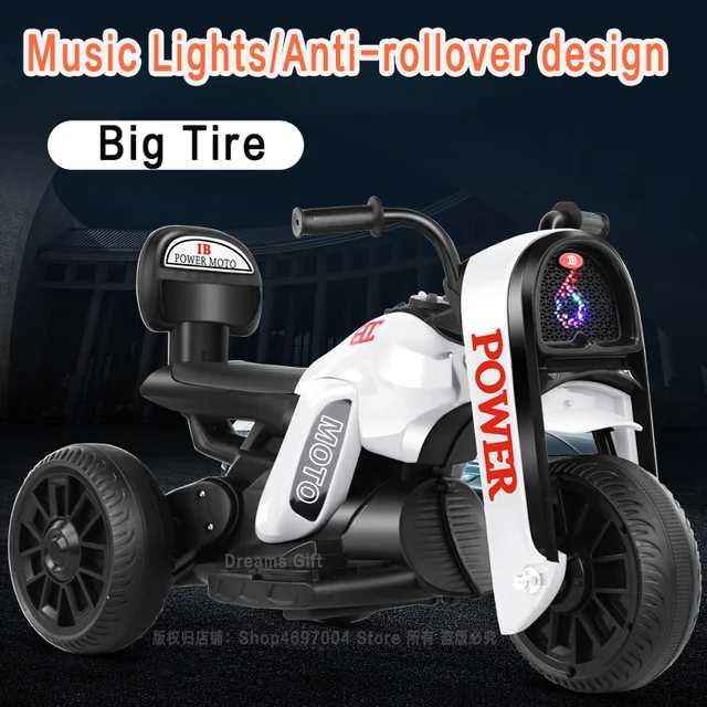 Young Years Old Children Electric Motorcycle Boys Tricycle Car Baby Large Motorbike Kids RC Ride on Cars Outdoor Toys Gift 5