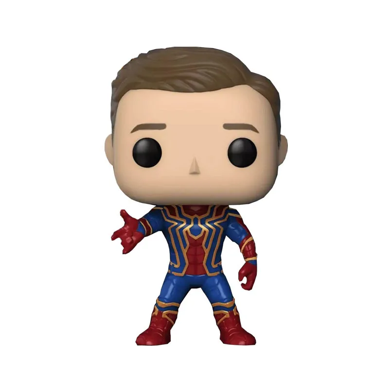 Питер Паркер Funkoed поп Человек-паук Наташа Черная пантера Гладкий человек Тони Старк Коллекция Модель фигурка игрушка Подарки для детей