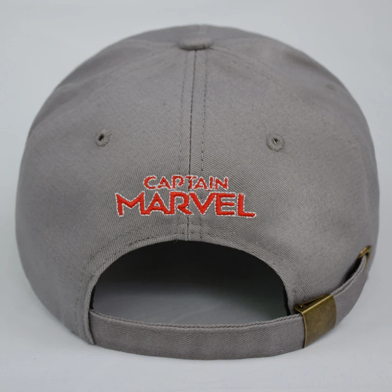 Капитан Marvel Carol Danvers Косплей Бейсболки Регулируемая Хип-хоп шляпа с вышивкой