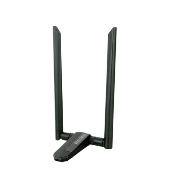 

1200Mbps Wireless WIFI Adapter with Base 5DBi Antenna USB3.0 Dual Band 802.11Acbgn 2.4G/5GHz Gigabit for Laptop Desktop Computer
