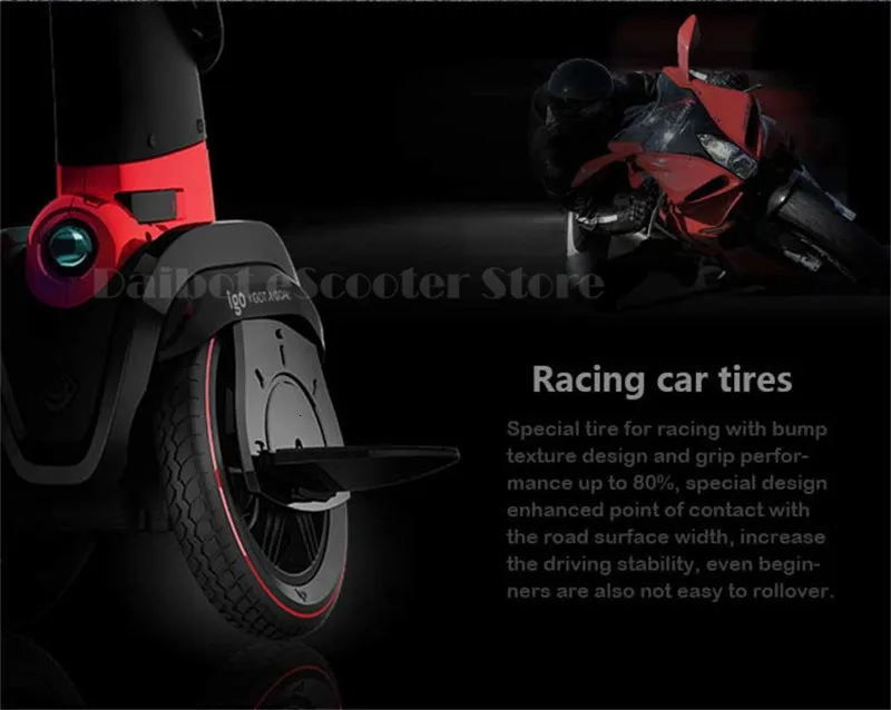 I-ROBOT-GO two wheels balancing vehicle Stand and sit adult foldable electric scooter self-banlance Body feeling vehicle (10)