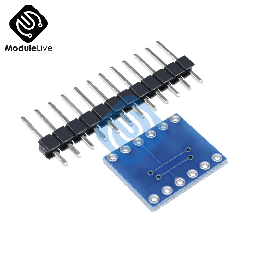 Два 2 канала 2-CH IIC I2C логический преобразователь уровня Bi-плата управления Модуль 5 В до 3,3 В для Arduino