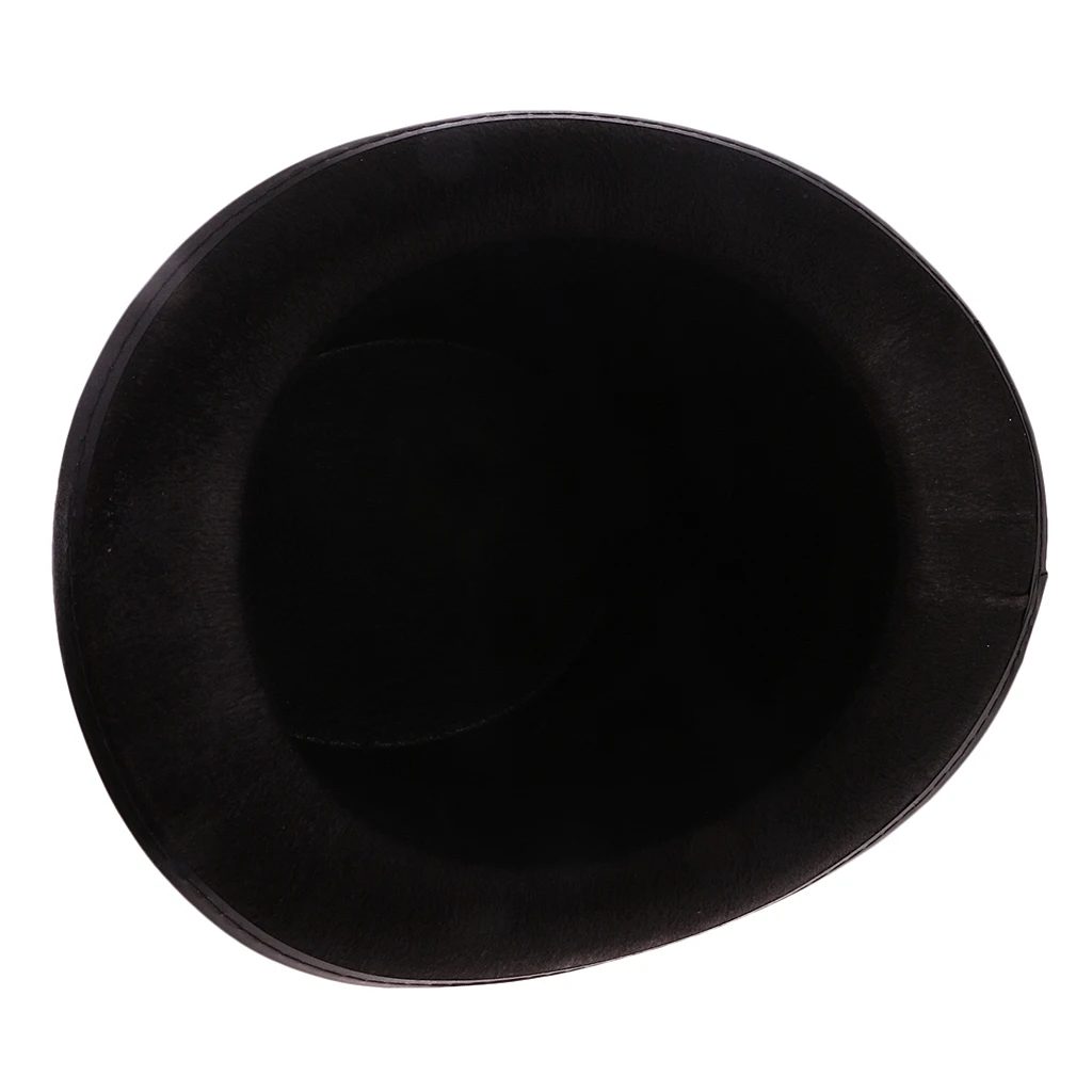 Magician Magic Trick Performing Prop Black Jazz Hat+Change Color Silk Scarf Close up High Top Hat Topper Derby Cylinder Hat
