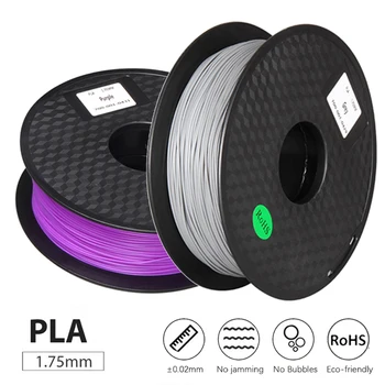 

PLA Filament 1.75mm0.5kg/Roll For 3D Printer Plastic PLA 3d Printing Material Dimensional Accuracy +/- 0.02 mm