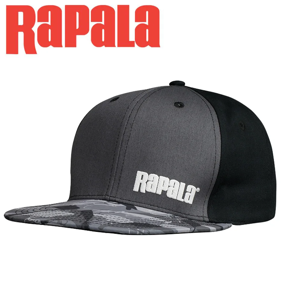 RAPALA Embroidered Fishing Hat Flat Brim Hat Men's Mesh Back Women's  Adjustable Baseball Truck Hat Snapback Golf Hat - AliExpress