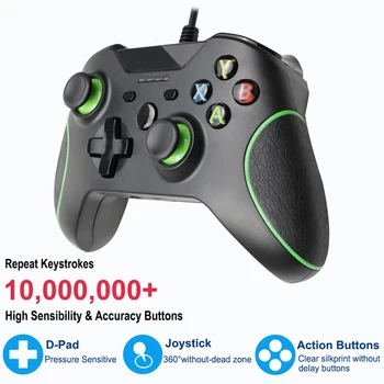 

1pc USB Wired Consoles Wired Gamepad Suitable For XboxONE/PC Gamepads For Xbox One Slim Control PC Windows Mando Joystick
