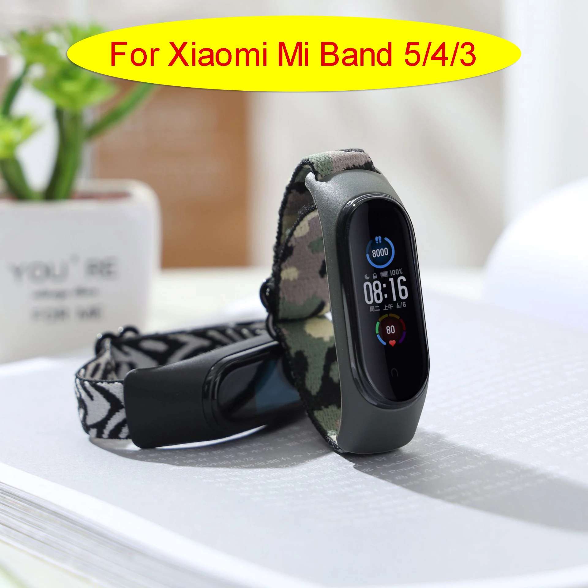 Cinturino Elastico Per Xiaomi Mi Band 4 3 Cinturino In Nylon Sostituibile Per Xiaomi Mi 5 Band Smart Watch Per Cinturino Mi 5 3 Loop