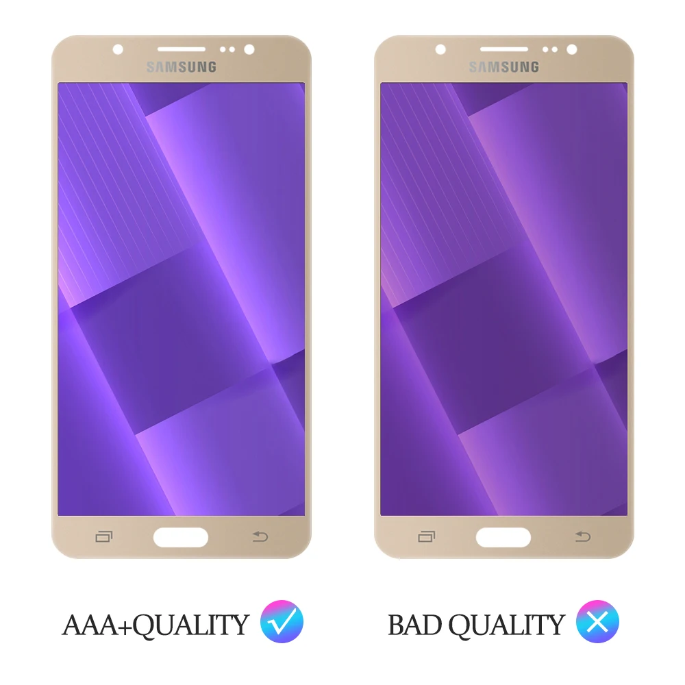 Можно регулировать J7 ЖК-дисплей для Samsung Galaxy J7 j710 J710H J710FN J710F J710M/DS сенсорный экран дигитайзер Рамка Корпус