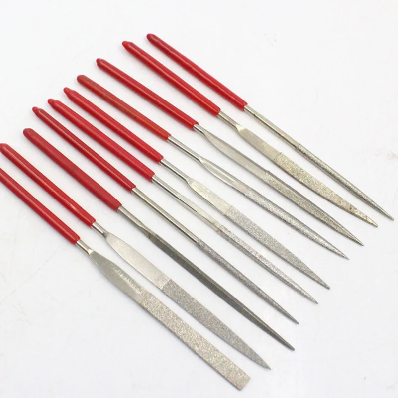 10 шт./компл. 140 мм металлический надфили Набор резьба Ювелирные изделия с бриллиантами пряжи резьба ремесленных инструментов Стекло каменное дерево ремесло инструмент