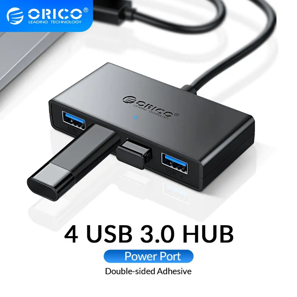 ORICO высокоскоростной 4 порта s USB3.0 концентратор USB порт микро для зарядки сплиттер