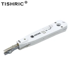 Professional RJ45 Crimper Punch Down Tool Kit for Telecom and Network Cables (GRAY)