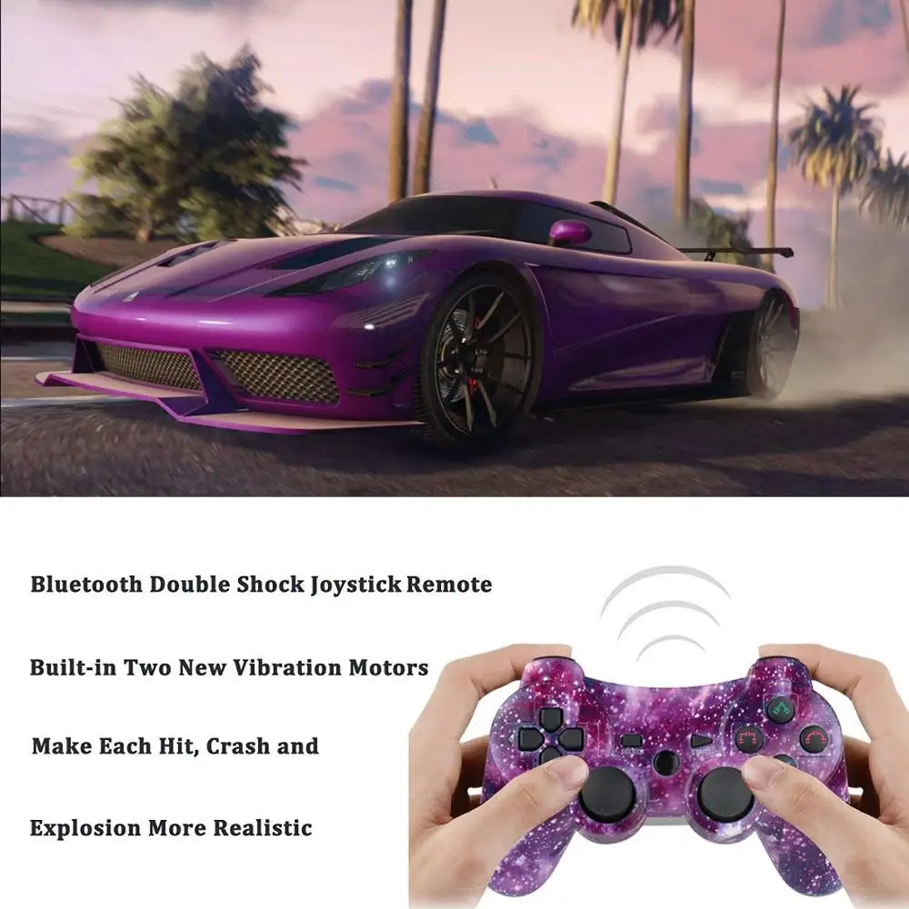 KISHAKO Bluetooth контроллер для sony PS3 геймпад для playstation 3 беспроводной джойстик для sony playstation 3 PC SIXAXIS контроллер