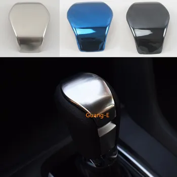 

For Honda civic 10th sedan 2016 2017 2018 2019 Car Inner Stainless Steel Cover Stick Top Shift Knob Control Frame Trim