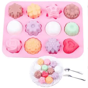 

3D Silicone Baking Mat Cake Mould Flower Soap Fondant Molds Cake Decor Tools DIY