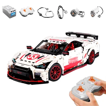 

23010 3408 Pcs RC Racing Car With Motor Function remote control MOC 22970 25326 Christmas Building Blocks Bricks led