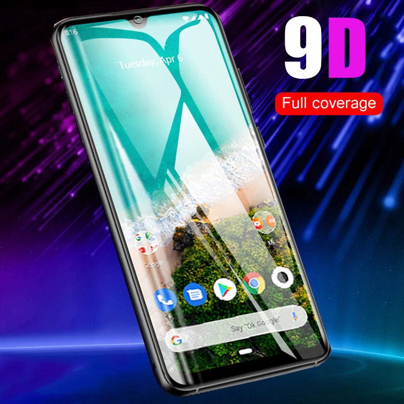 Защитное стекло 9D для Xiaomi Mi A3 A3lite закаленное на Redmy Note 7 Защита экрана CC9 CC9e 9 Se