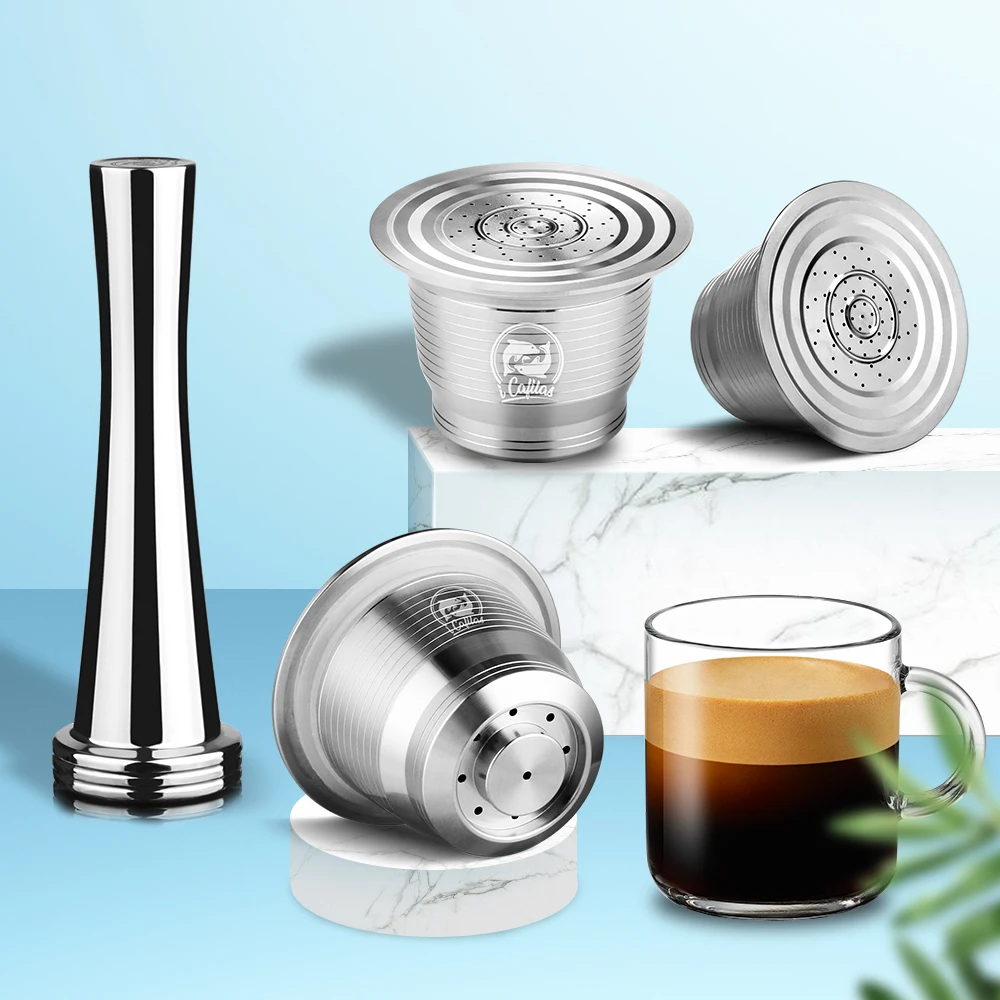 капсулы nespresso ICafilas Nespresso многоразового капсула круглое отверстие Capsula