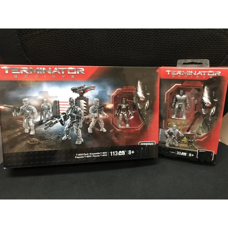

Terminator sets #CNG02&CNH37 T-800 T-1000 NIB Retired series 2 BOXES