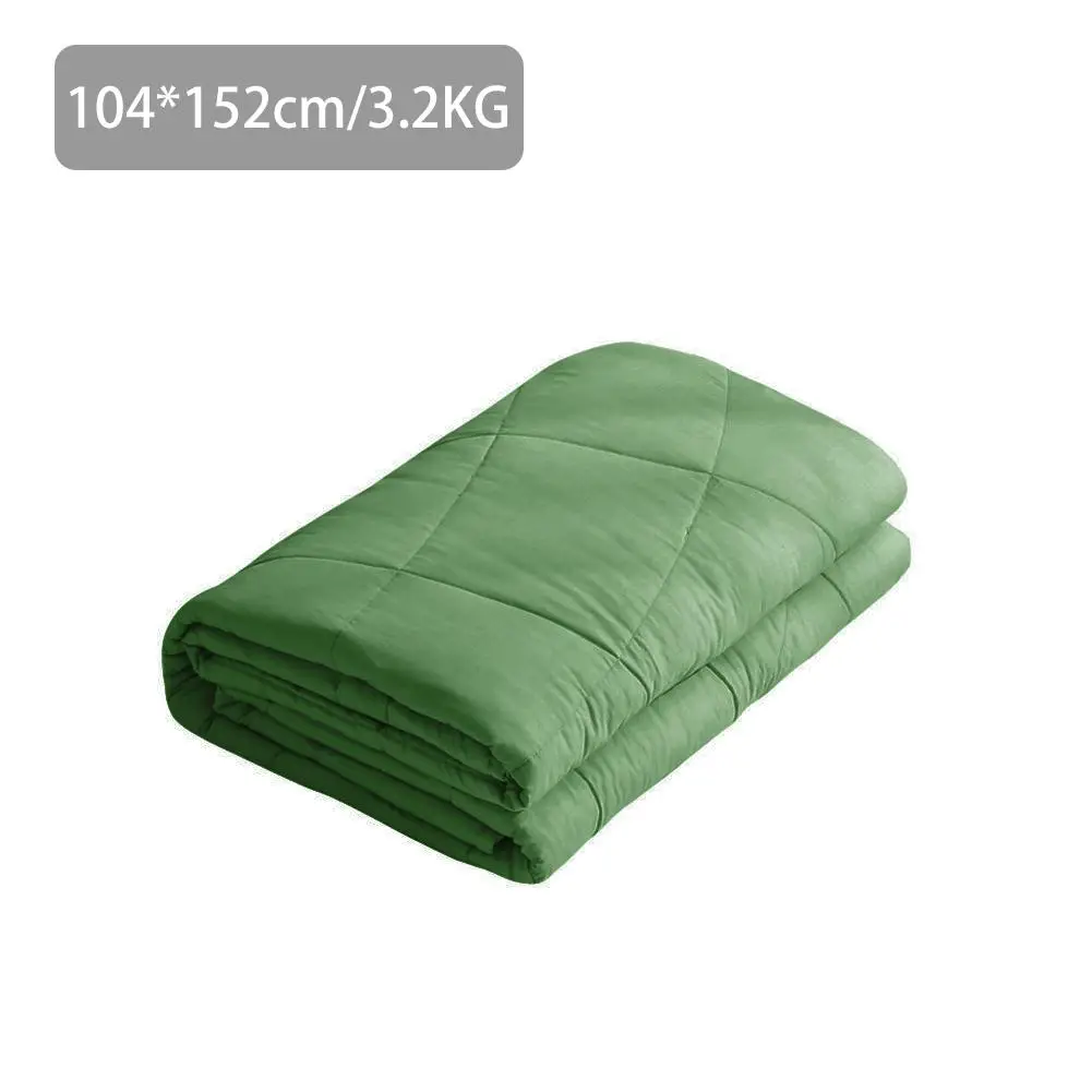 Тяжелое одеяло хлопок мягкое и удобное гравитационное одеяло для аутизм, тревожность перенапряжения снять тревогу Гравитация одеяло - Цвет: Синий