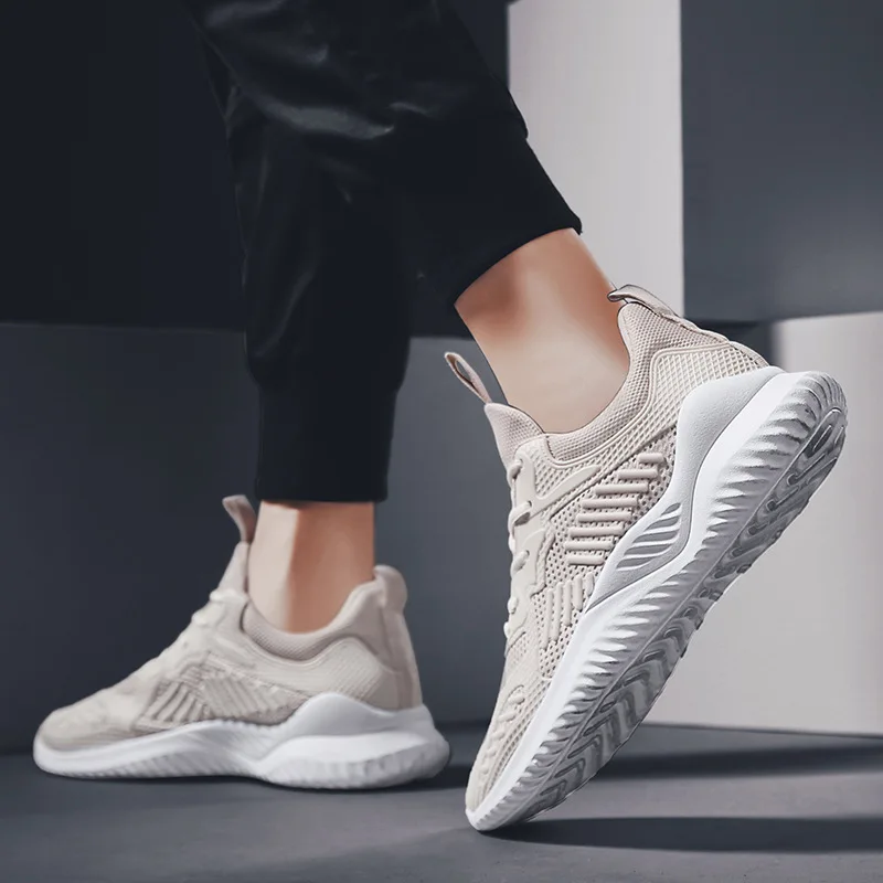 

Messi Celebrity Style Flying Woven Shoes MEN'S SHOES Mesh Shoes Breathable Athletic Shoes Trendy Shoes Summer Casual Travel Shoe