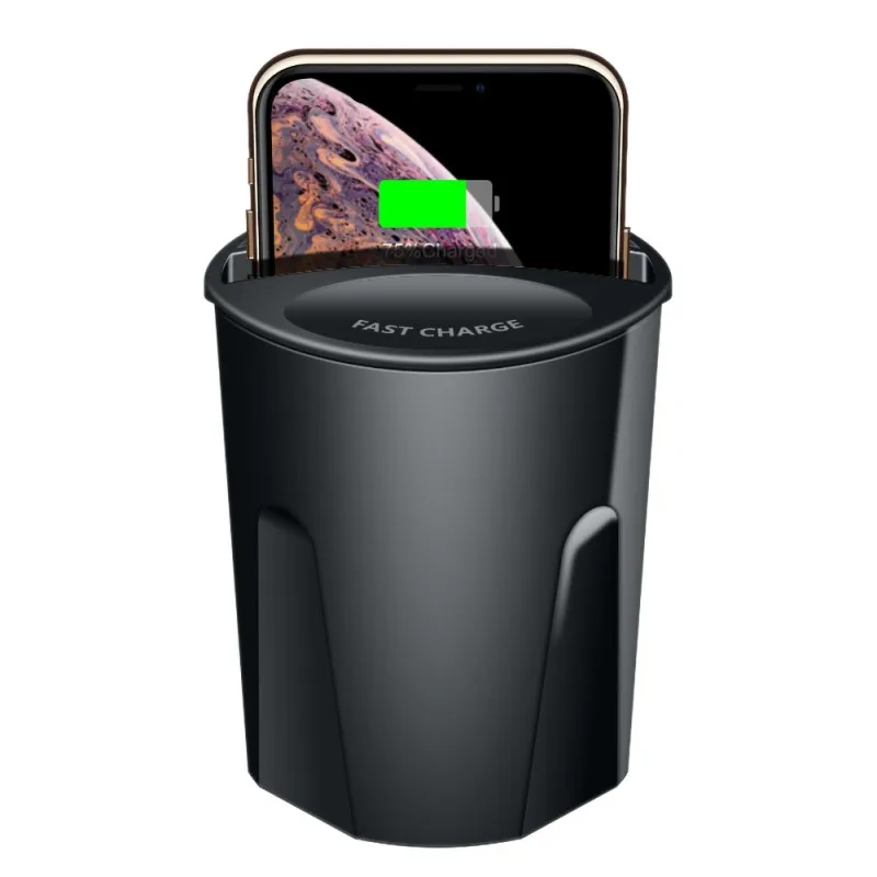 

NEW X9 Car Cup Qi Wireless Charger Universal Fast Wireless Car Charger Cup for Samsung Qi Wireless Charging Car Cup for iPhone