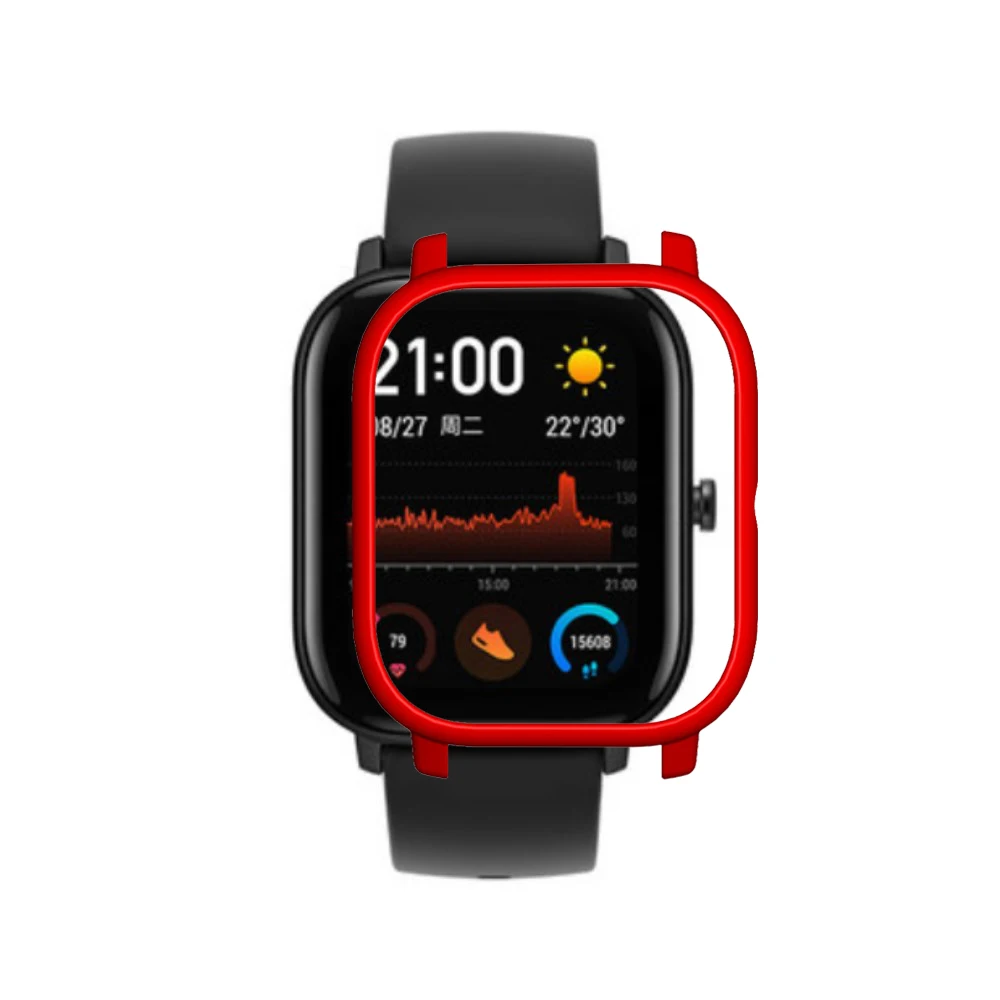 Чехол из поликарбоната с цветной рамкой для Xiaomi Amazfit GTS, Смарт-часы, защитная оболочка для Xiaomi Huami Amazfit gts, аксессуары для часов