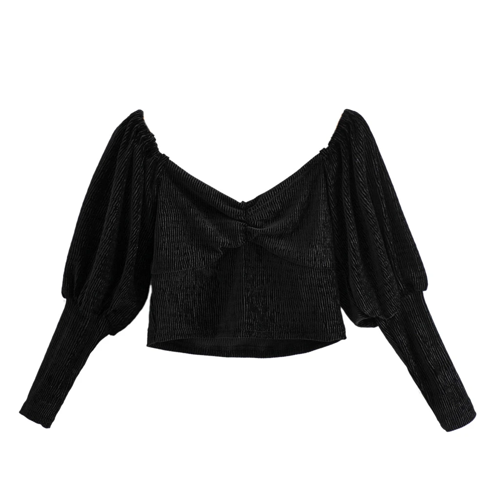 black velvet off shoulder blouse