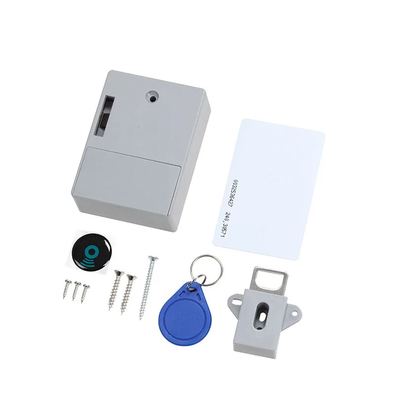 

A Large Amount Supply Free Opening Hidden Card Swiping Cabinet Lock Cabinet Electronic Card Swiping Lock ID Card Smart Cabinet L