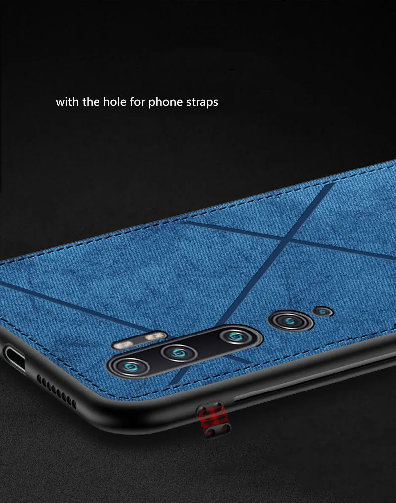 MOFi для Xiaomi mi Note 10 чехол Чехол xio mi cc9 pro задняя крышка Ткань tpu полный противоударный корпус fundas