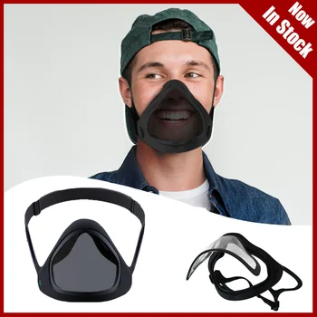 

Open The Smart Magnetic Mask Double Layer Dustproof Washable Anti-fog Reusable Face Mask Protective Silica Gel Adult Masque