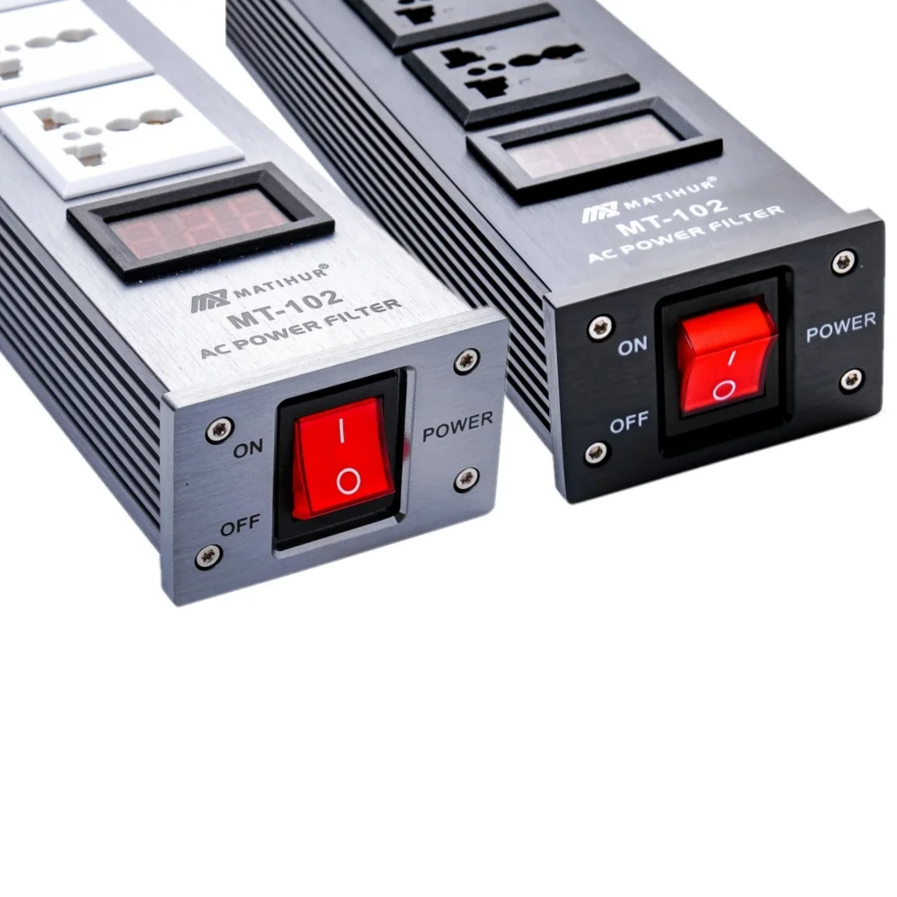   HIFI MATIHUR power filter socket power purifier audio platoon high quality advanced audio power purifier filter 