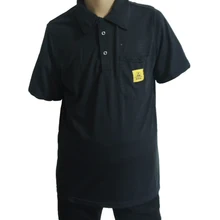 Рабочая рубашка, Антистатическая футболка из хлопка, рабочая одежда, рубашка поло с антистатическим эффектом, рабочая одежда