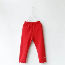 Импортные товары, гусеничный г., новые осенние стильные леггинсы для девочек детские брюки с вышитыми бабочками 4064