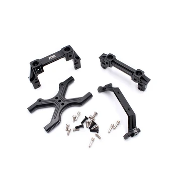

1Set Climbing Frame Girder Fixing Bracket Aluminum Alloy Front/Rear Body Frame Mount for 1/10 Axial SCX10II 90046 47 RC Car Part