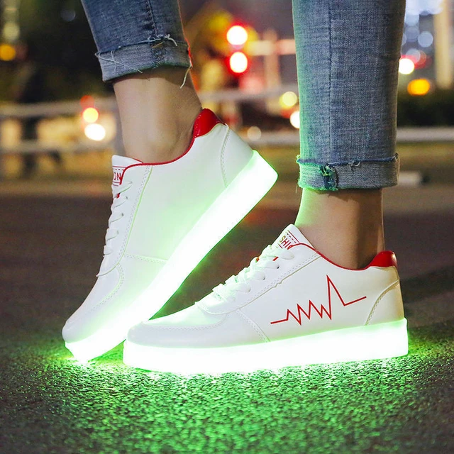 er nok Diverse varer Flyve drage Luminous Sneakers Casual Glowing Lights Shoes Usb Adult Led Slippers For  Girls Illuminated Krasovki Footwear Lady Men Women - Shoes - AliExpress