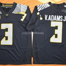Новое поступление высокое качество Вернон Адамс Jr#3 Колледж Спортивная футболка трикотажные изделия S-XXXL