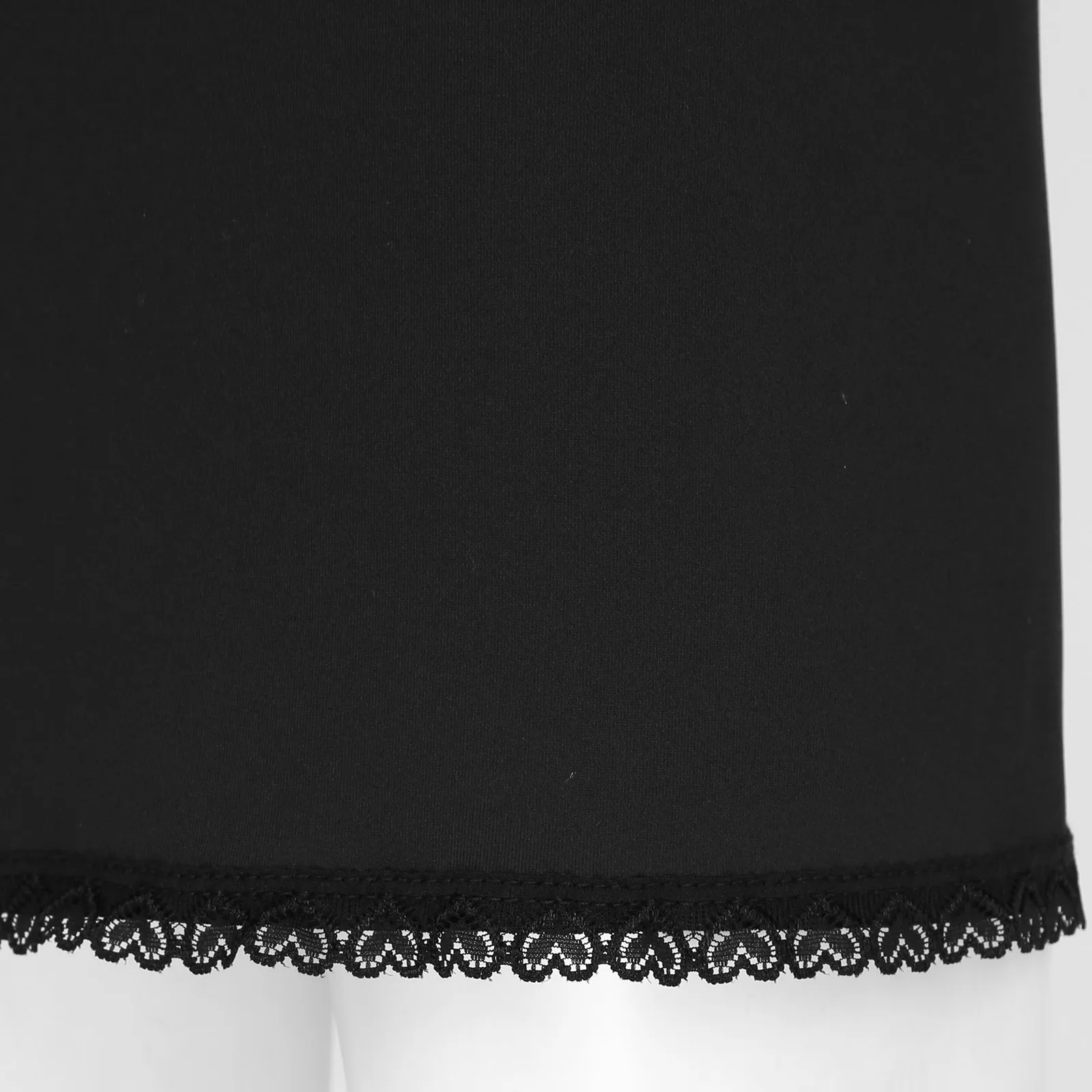 Women Girls High Waist Petticoat Sexy Lace Floral Edge Underskirt A Line Half Slip Dress Skirt Femme Commuter Office Underskirts