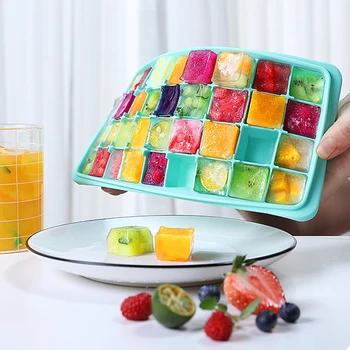 

Creative Silicone Ice Maker Mould Tray Fruit Ice Cube Maker Bar Everything for Kitchen Accessories Tools Utensils Molde Helado